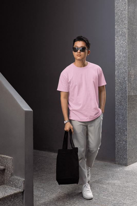 Men's Classic Fit T-Shirt - Light Pink | The OddBall Wagon