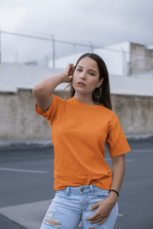 Women's Classic Fit T-Shirt - Orange | The OddBall Wagon