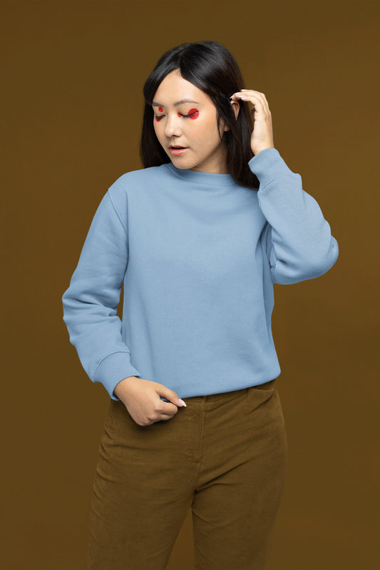 Women's Baby Blue Sweatshirt | The OddBall Wagon