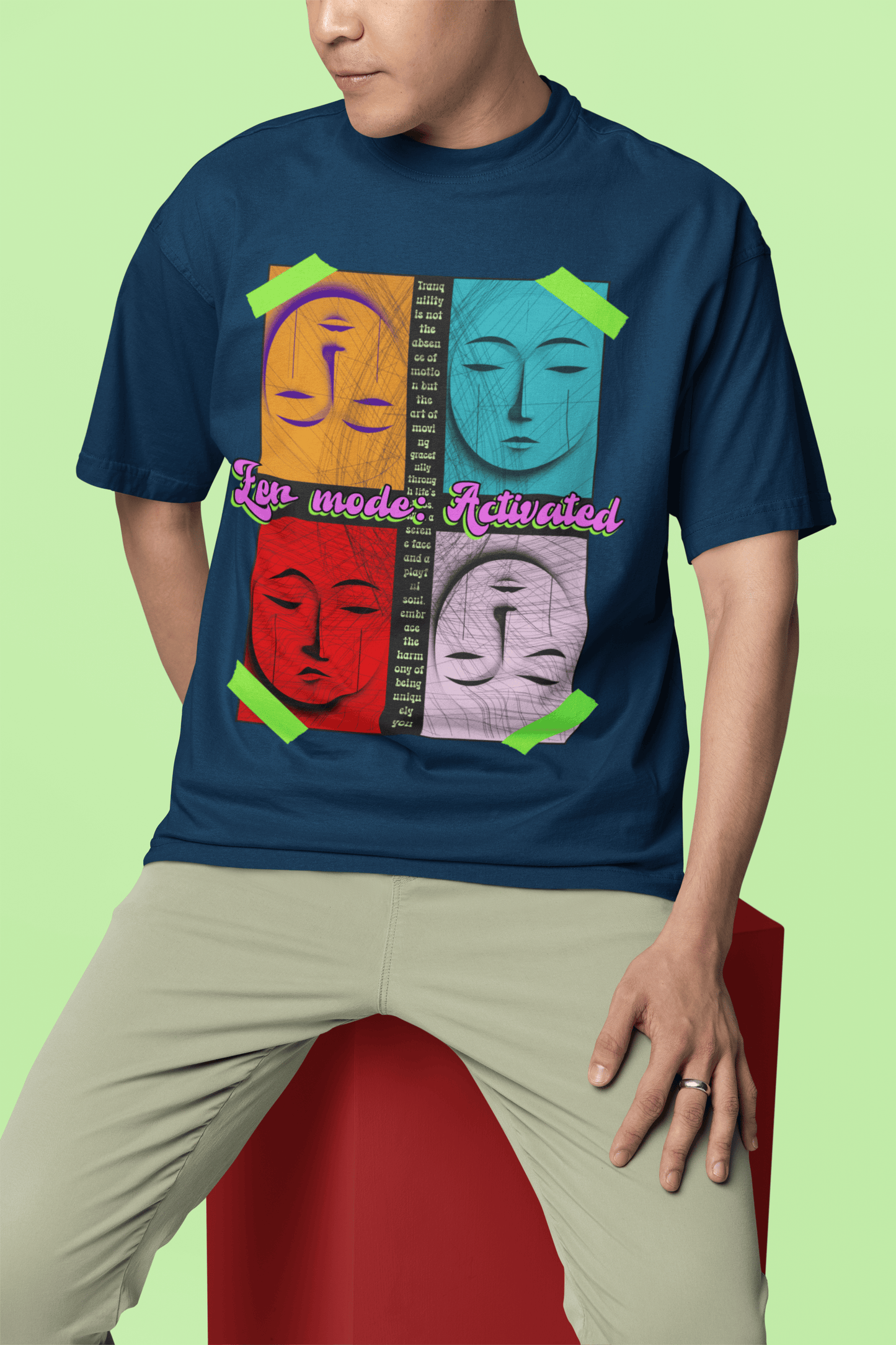 Zen Mode Oversized T-Shirt | The OddBall Wagon