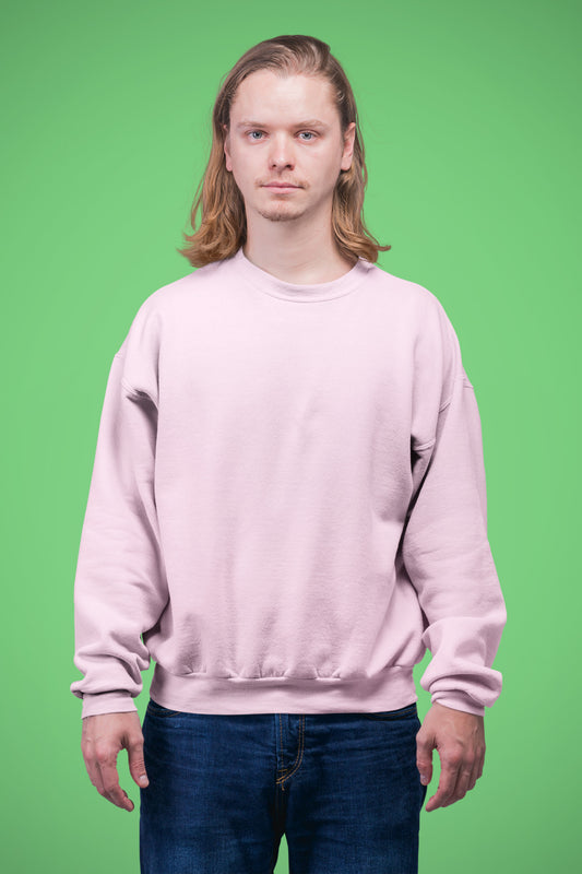 Classic Men's Light Pink Sweatshirt | The OddBall Wagon