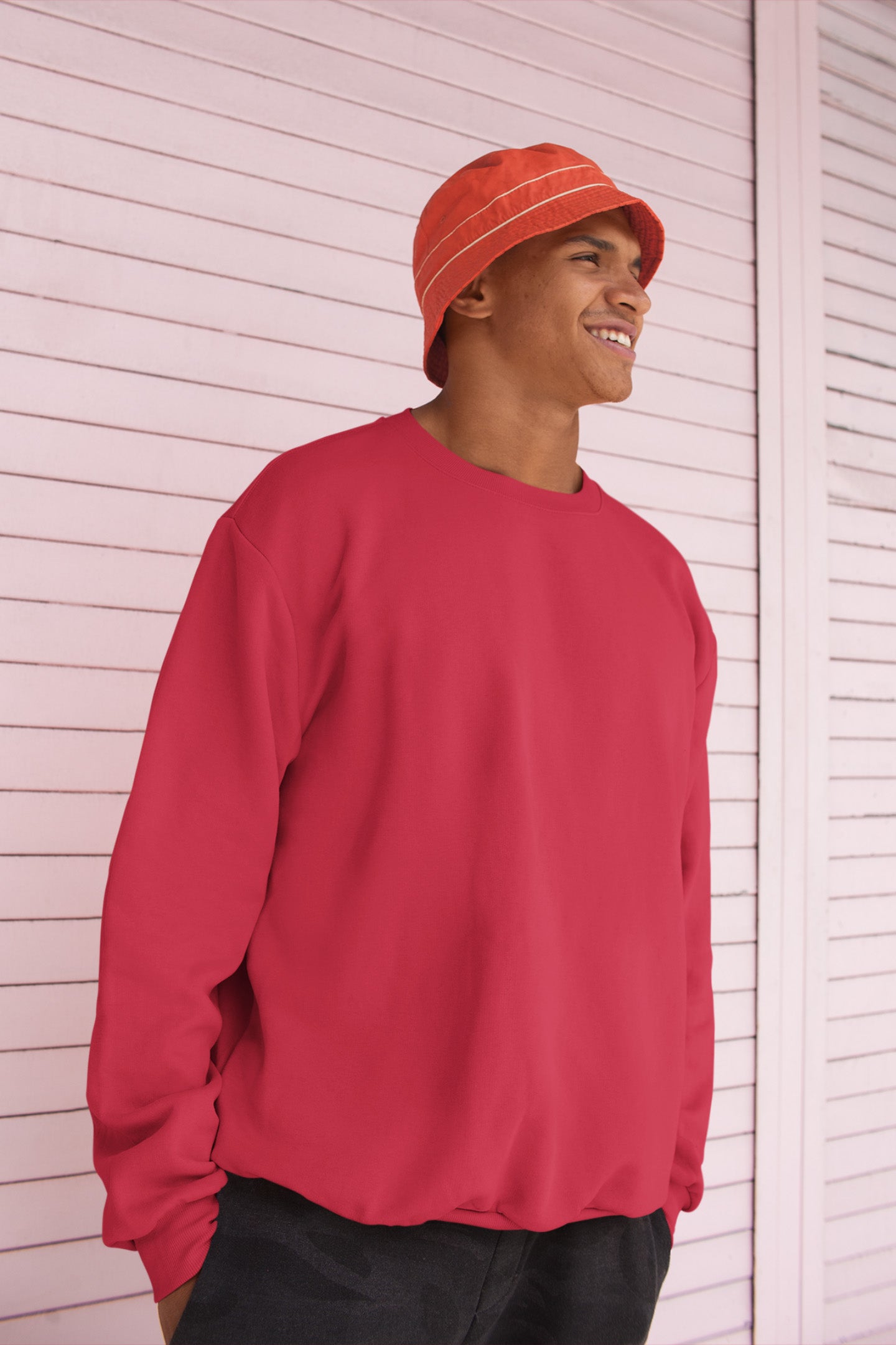 Classic Men's Red Sweatshirt | The OddBall Wagon