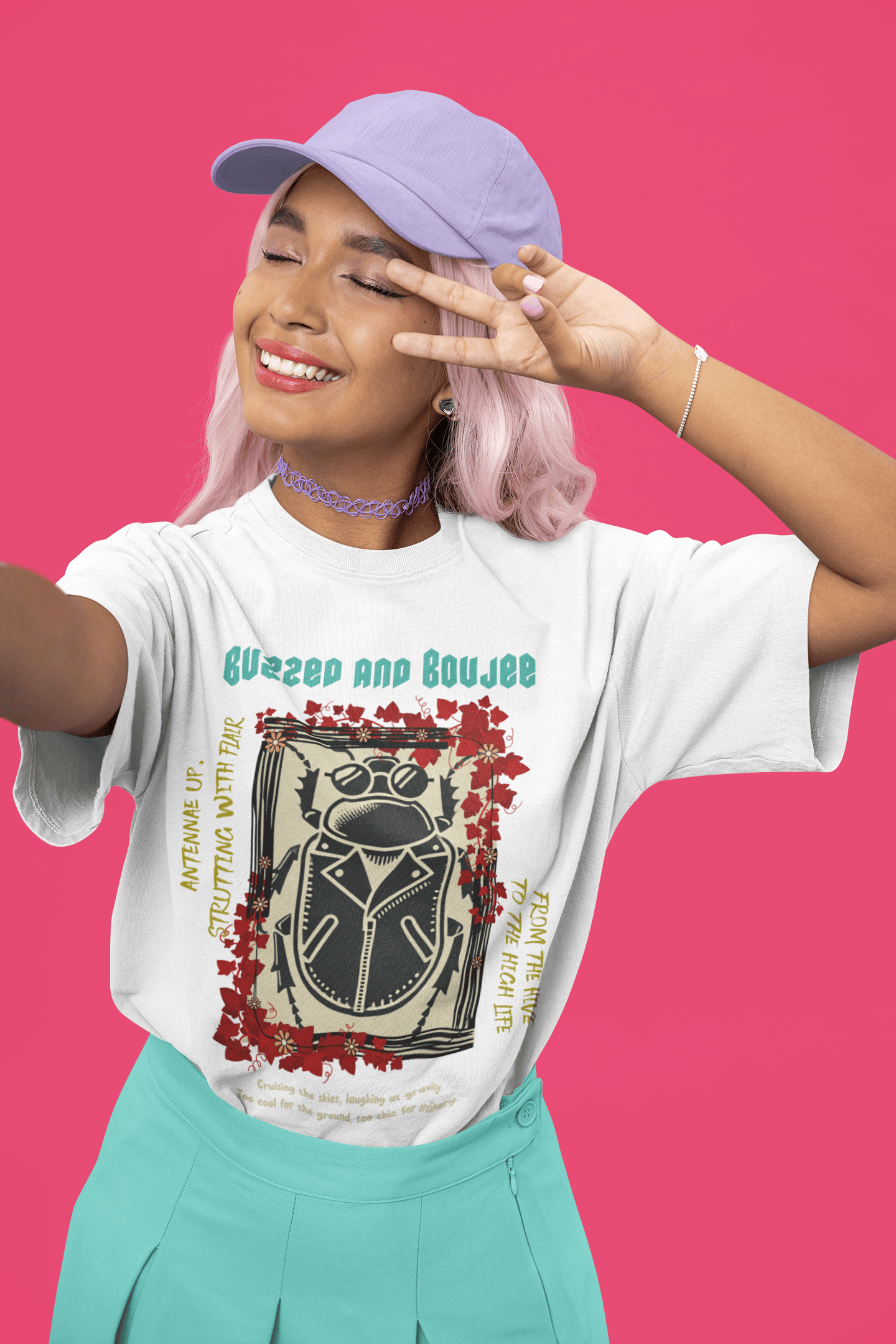 Buzzed and Boujee Oversized T-Shirt | The OddBall Wagon