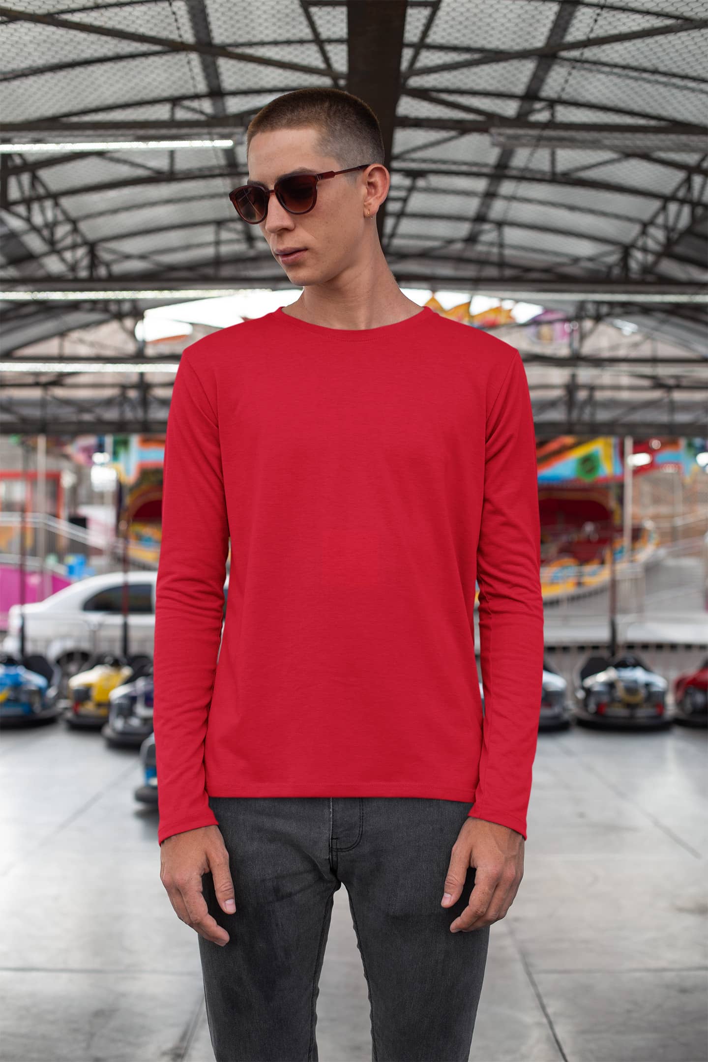 Men's Classic Red Full Sleeves | The OddBall Wagon