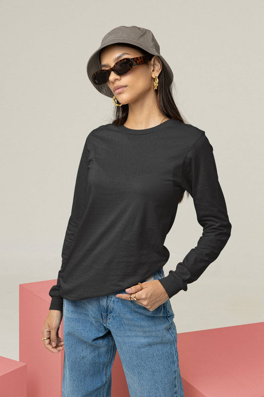 Women's Classic Black Long Sleeve | The OddBall Wagon