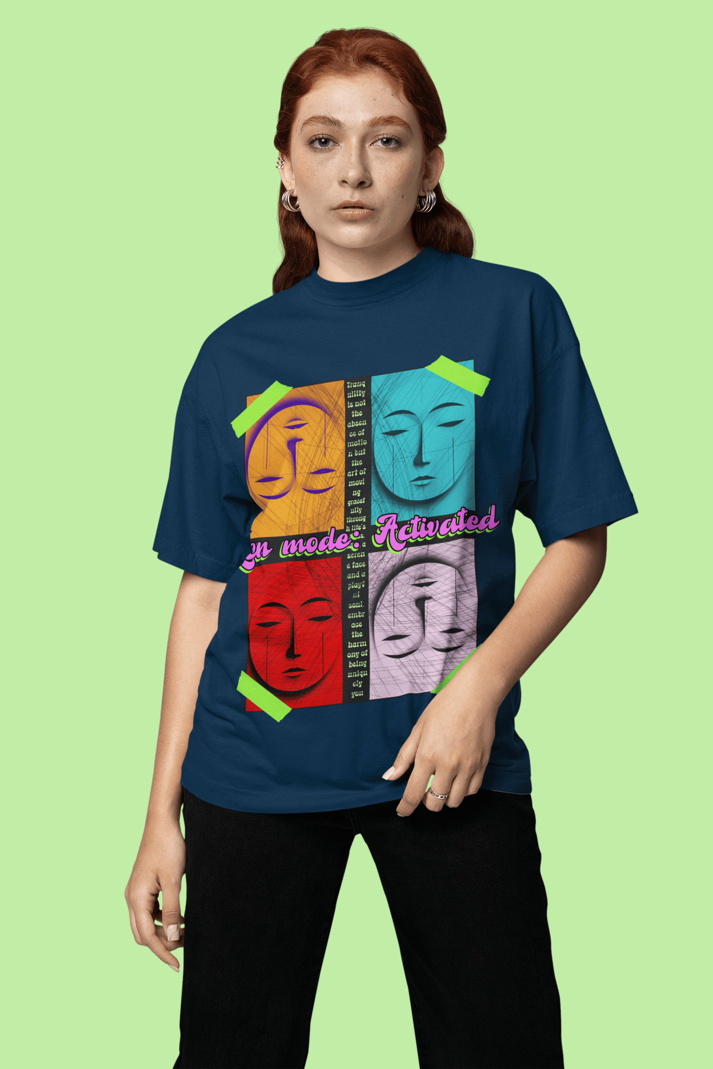 Zen Mode Oversized T-Shirt | The OddBall Wagon