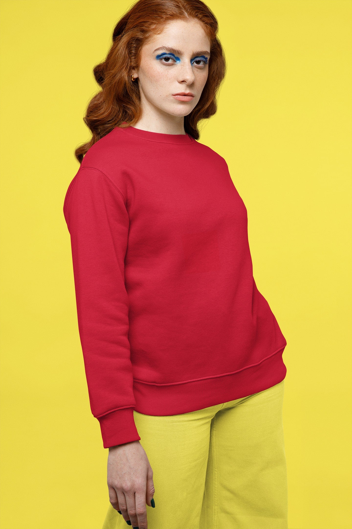 Women's Red Sweatshirt | The OddBall Wagon