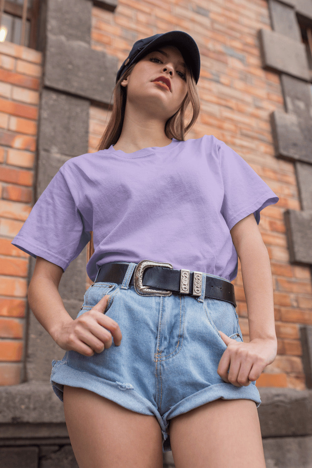 Women's Classic Fit T-Shirt - Iris Lavendar | The OddBall Wagon