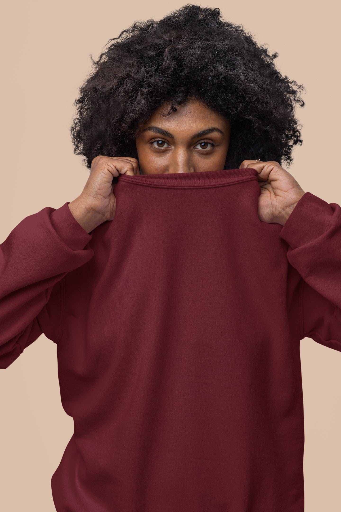 Women's Maroon Sweatshirt | The OddBall Wagon