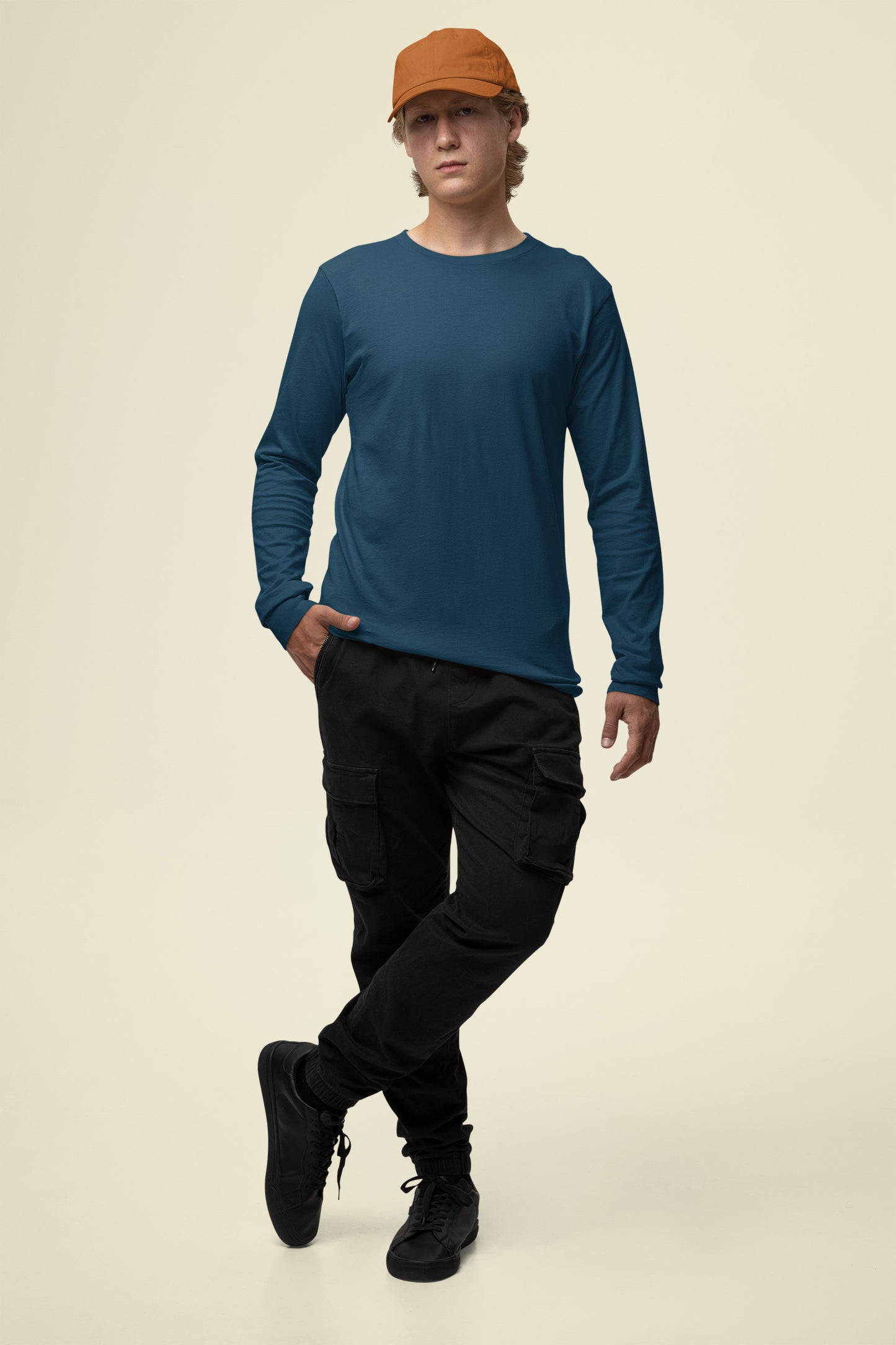 Men's Classic Navy Blue Full Sleeves | The OddBall Wagon