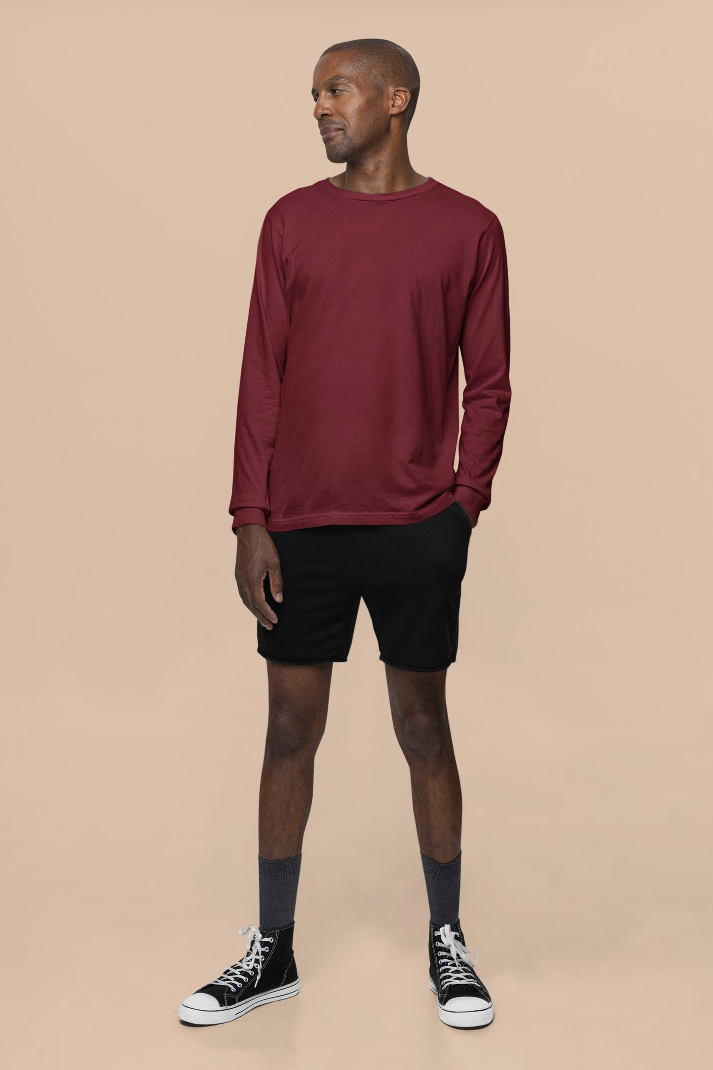 Men's Classic Maroon Full Sleeves | The OddBall Wagon