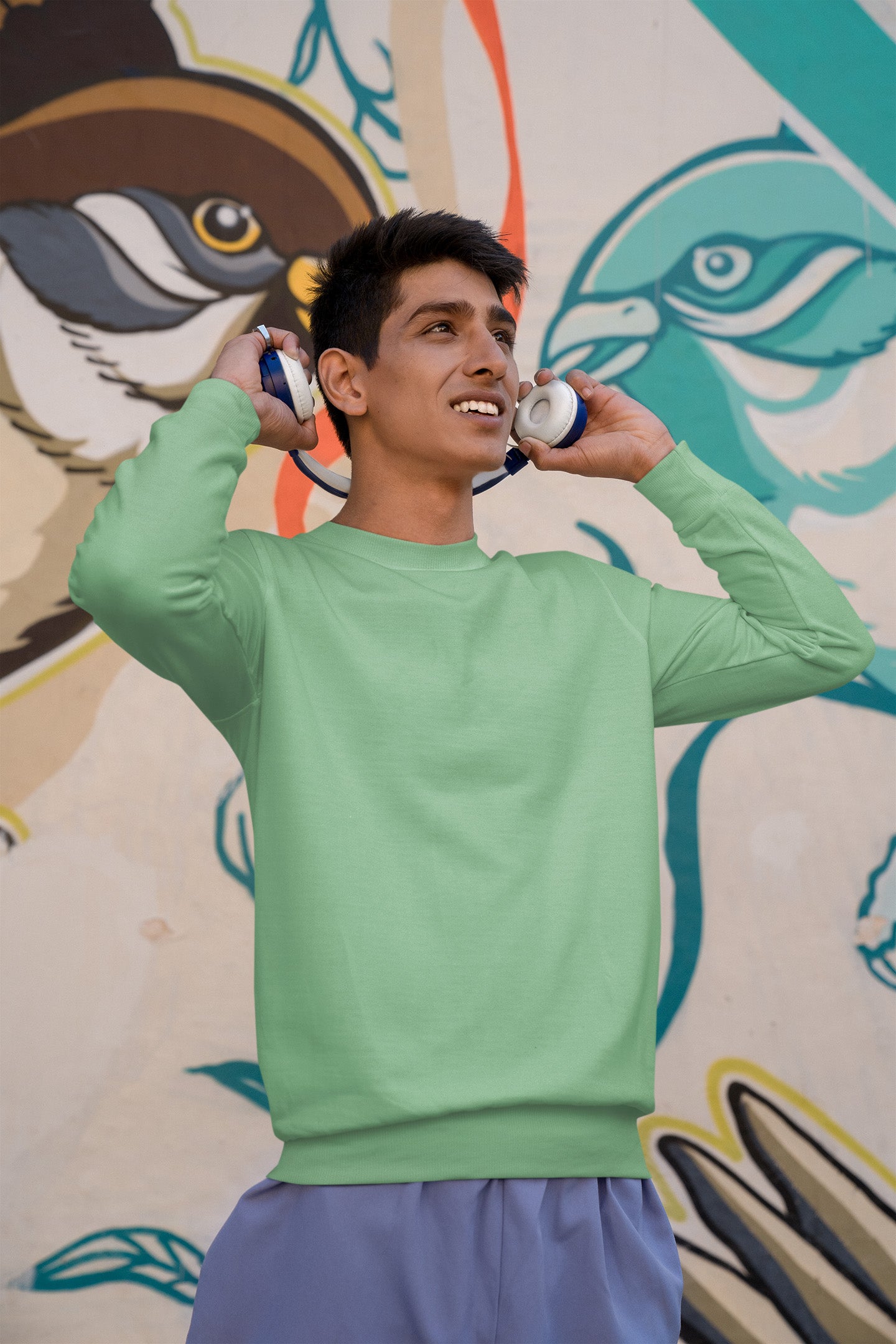 Classic Men's Mint Green Sweatshirt | The OddBall Wagon