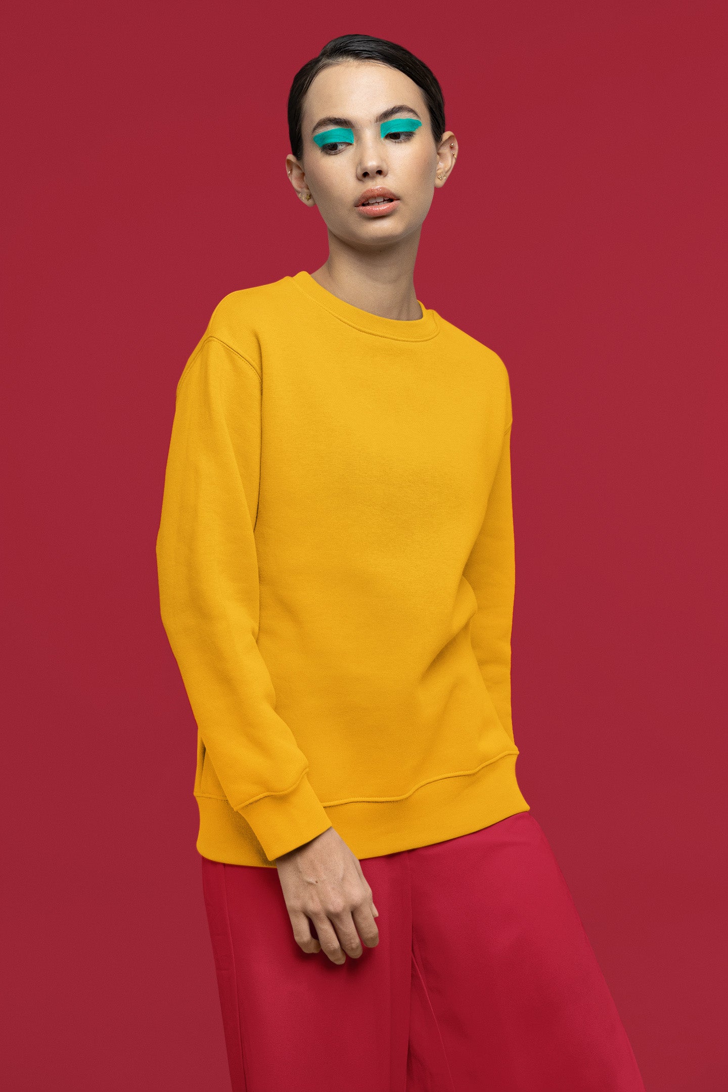 Women's Golden Yellow Sweatshirt | The OddBall Wagon