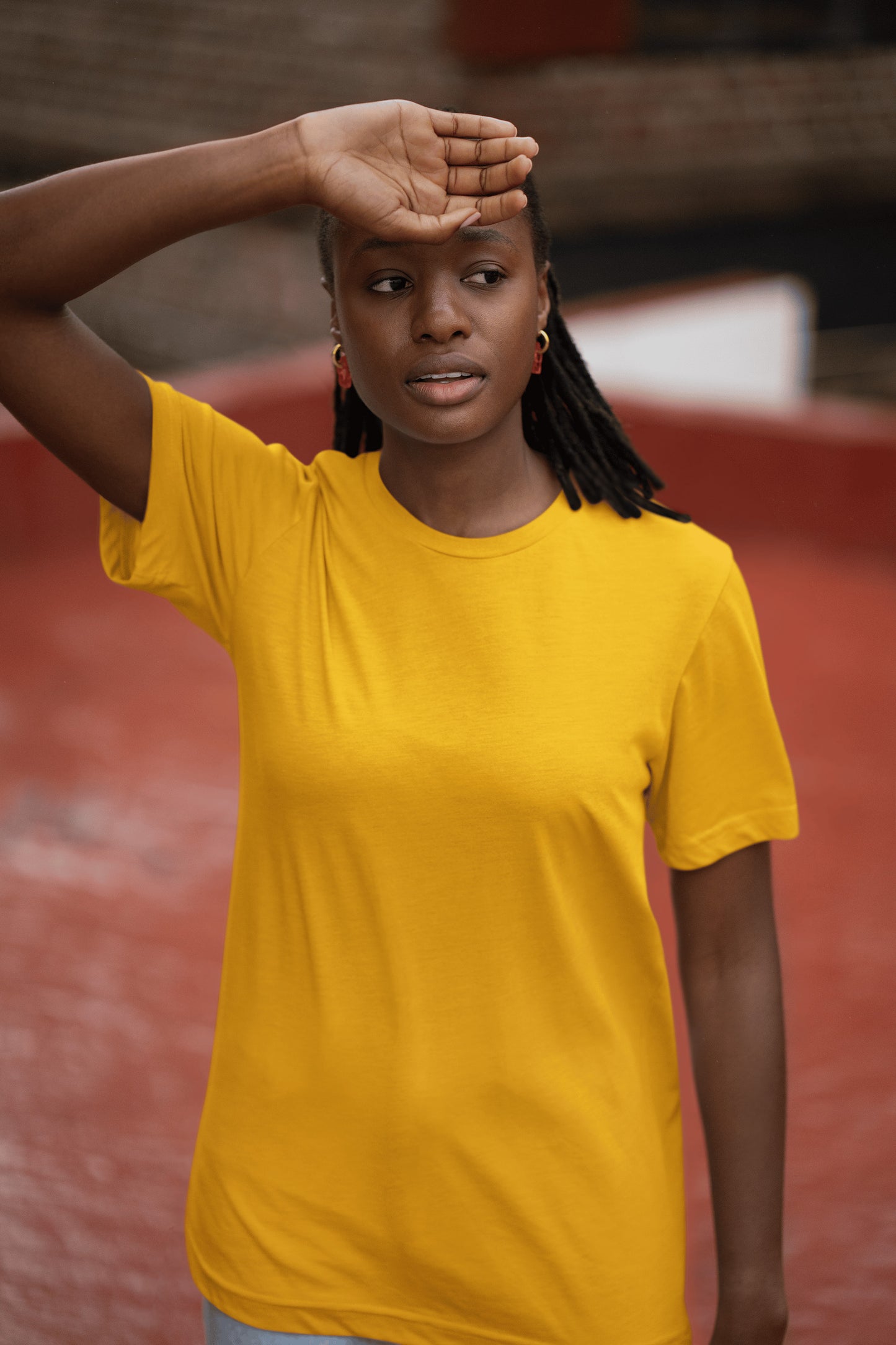 Women's Classic Fit T-Shirt - Golden Yellow | The OddBall Wagon