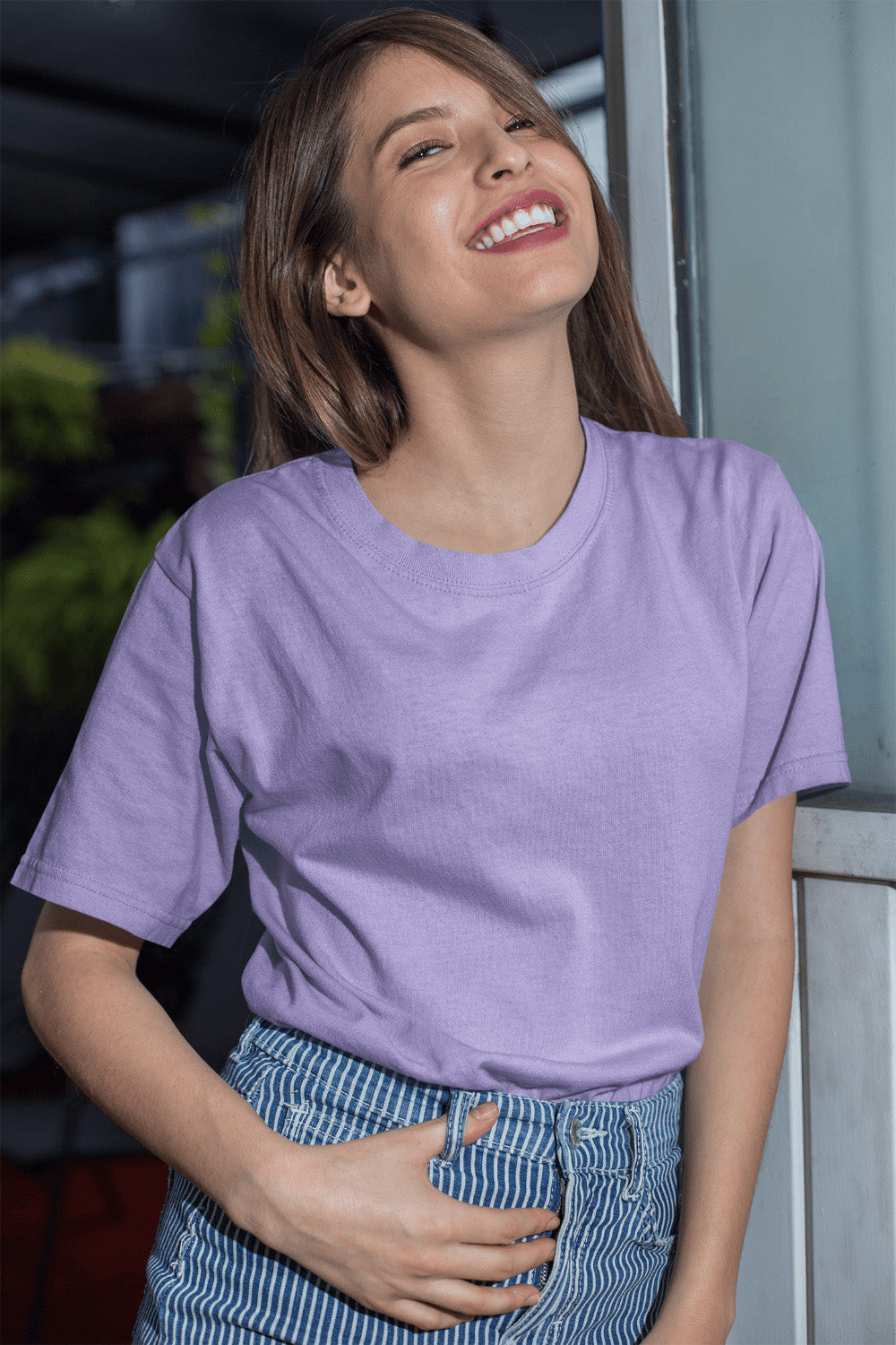 Women's Classic Fit T-Shirt - Iris Lavendar | The OddBall Wagon