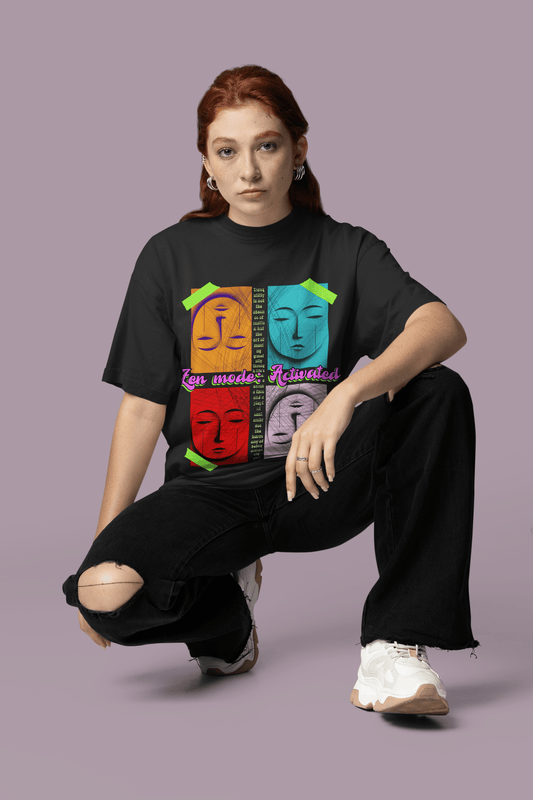 Zen Mode Oversized T-Shirt | The OddBall Wagon