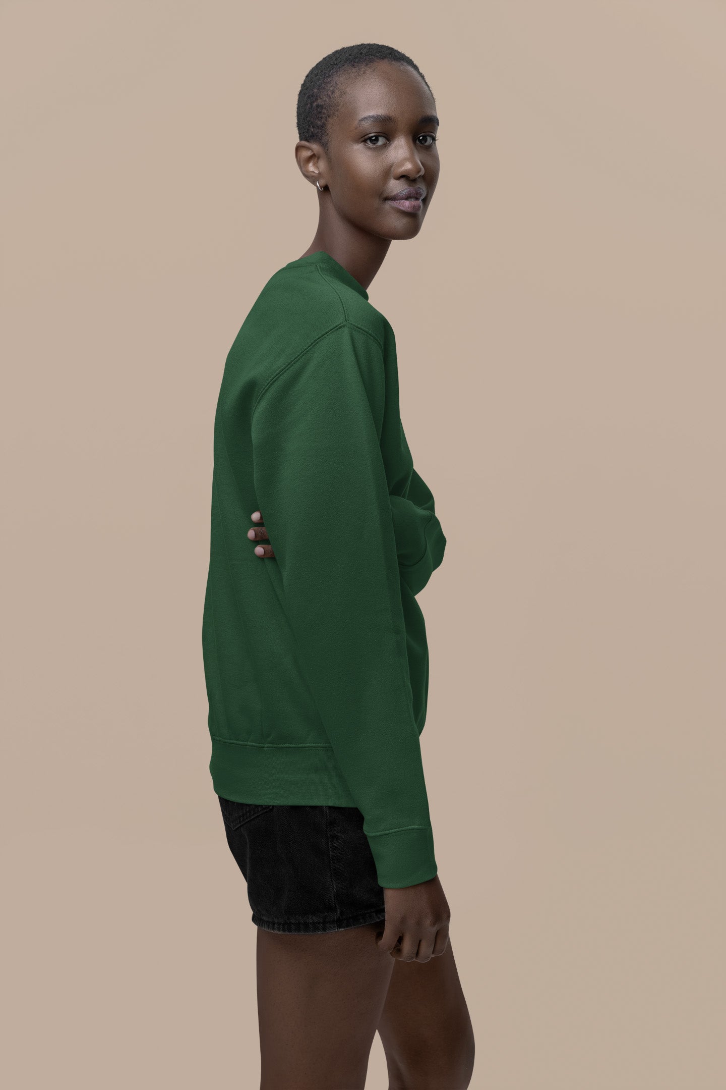 Women's Olive Green Sweatshirt | The OddBall Wagon