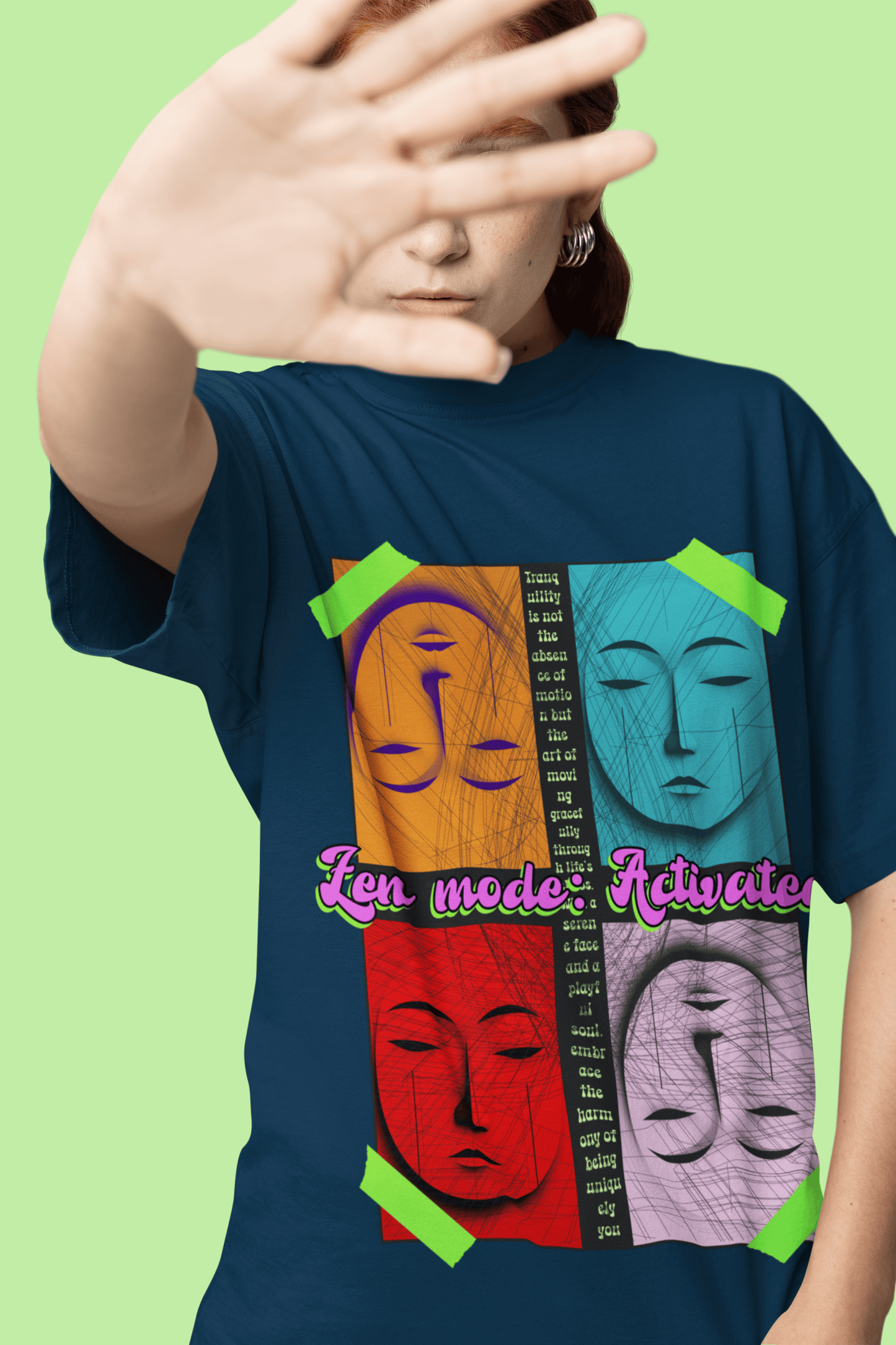 Zen Mode Oversized T-Shirt | The OddBall Wagon