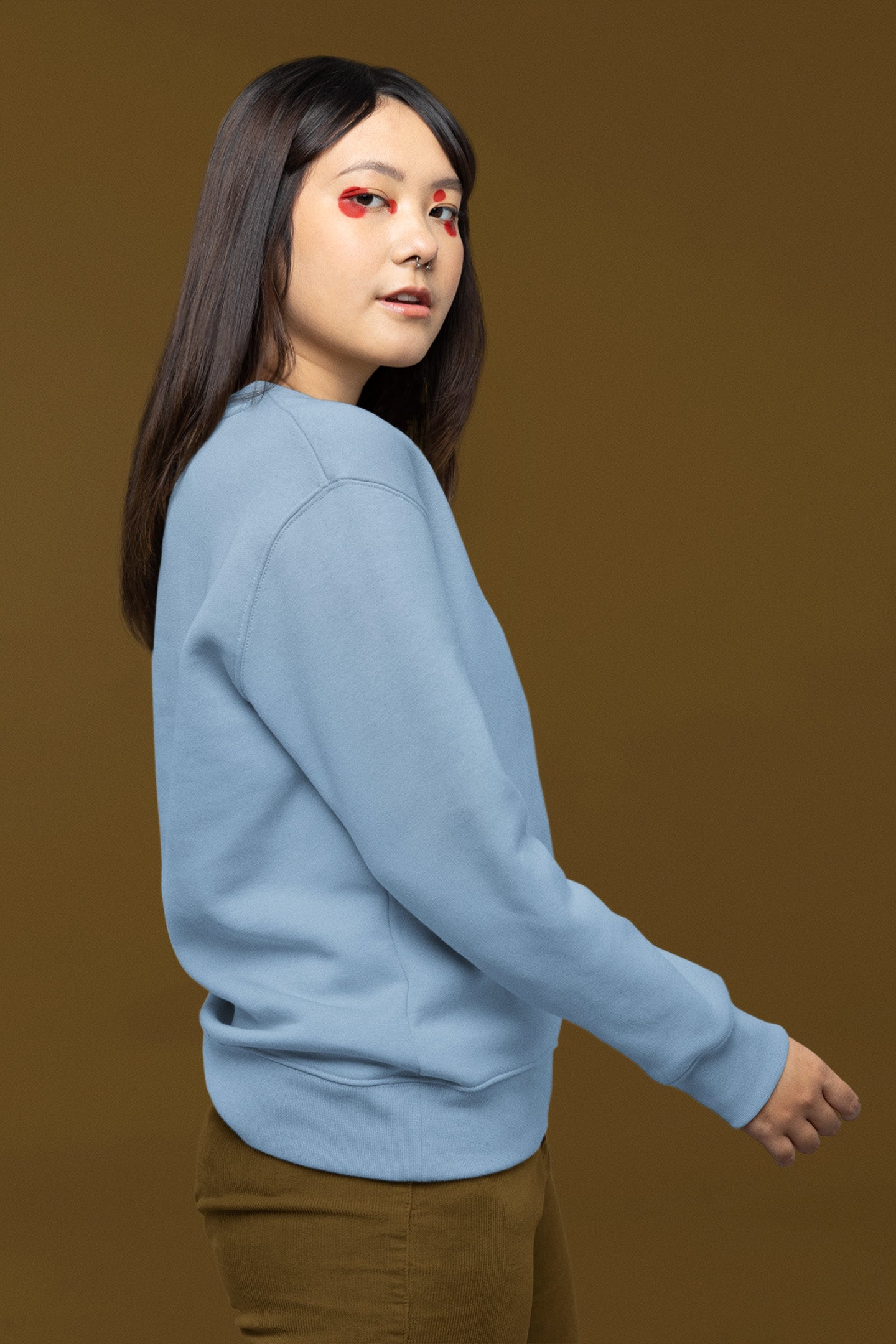 Women's Baby Blue Sweatshirt | The OddBall Wagon