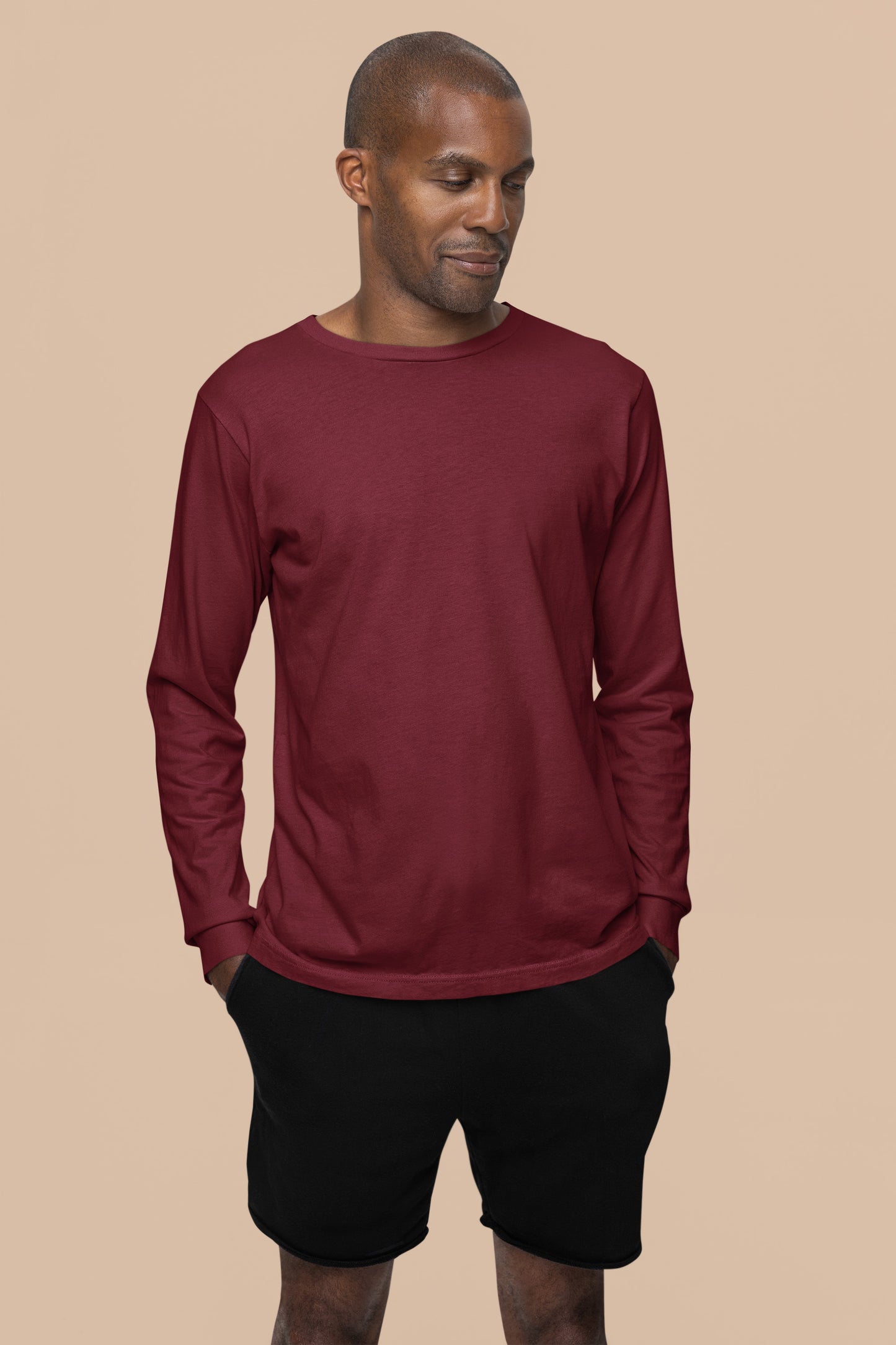 Men's Classic Maroon Full Sleeves | The OddBall Wagon