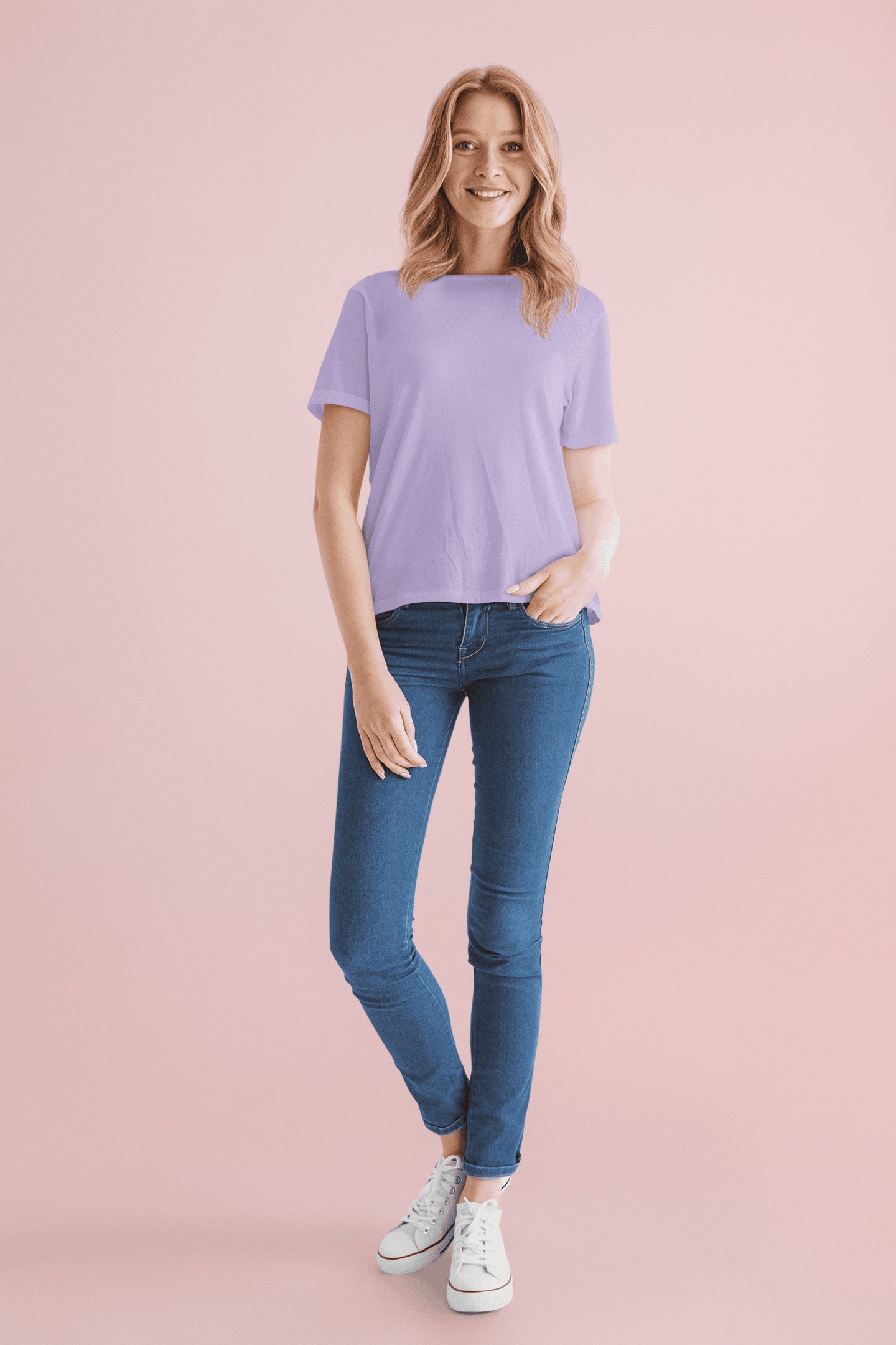 Women's Classic Fit T-Shirt - Iris Lavendar | The OddBall Wagon