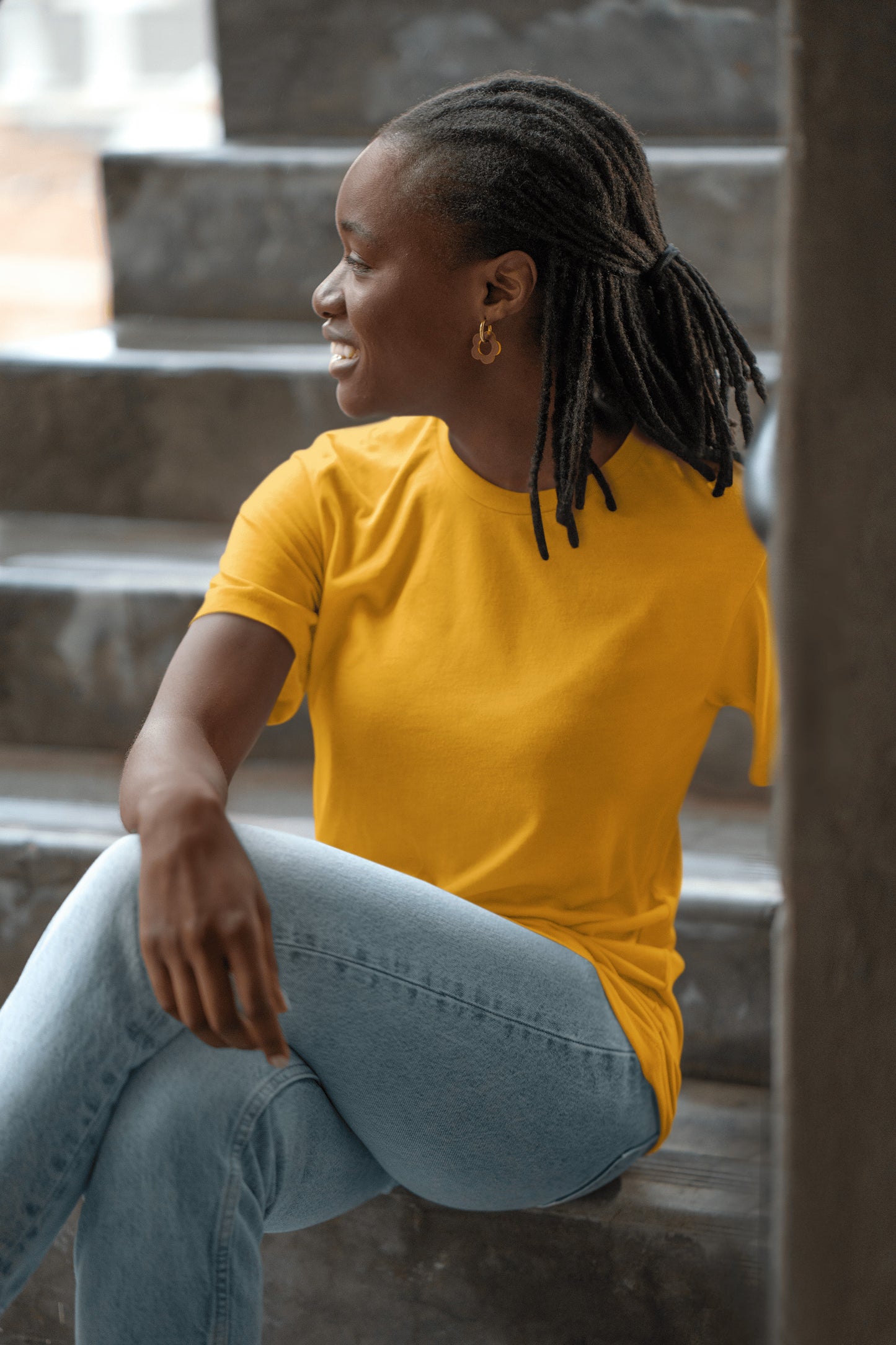 Women's Classic Fit T-Shirt - Golden Yellow | The OddBall Wagon