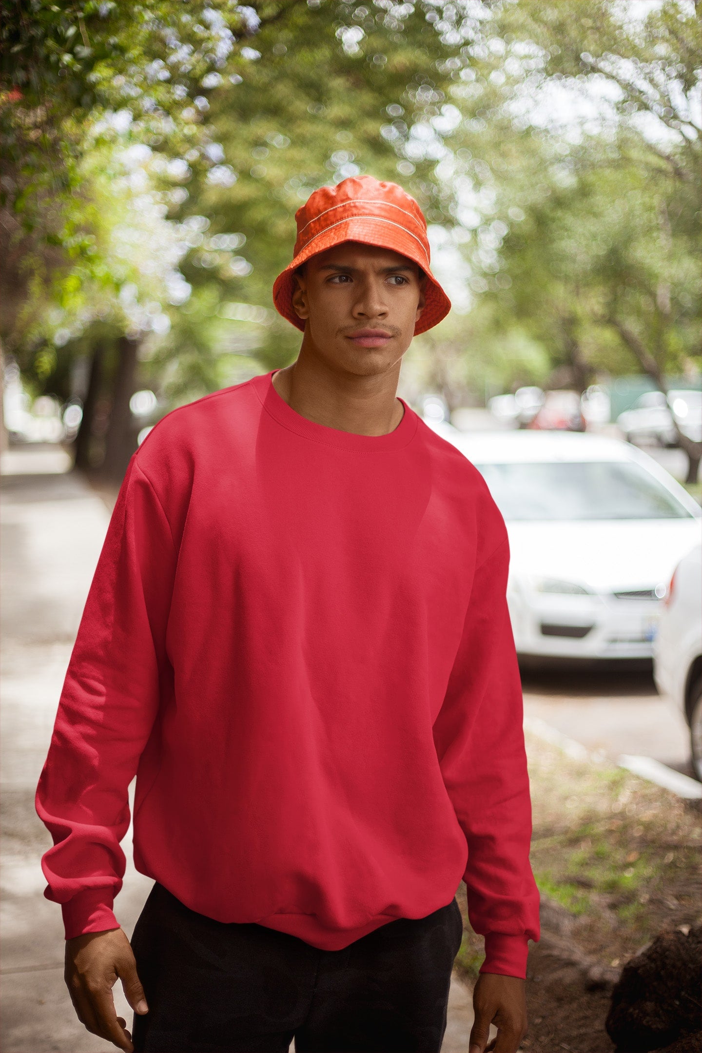 Classic Men's Red Sweatshirt | The OddBall Wagon