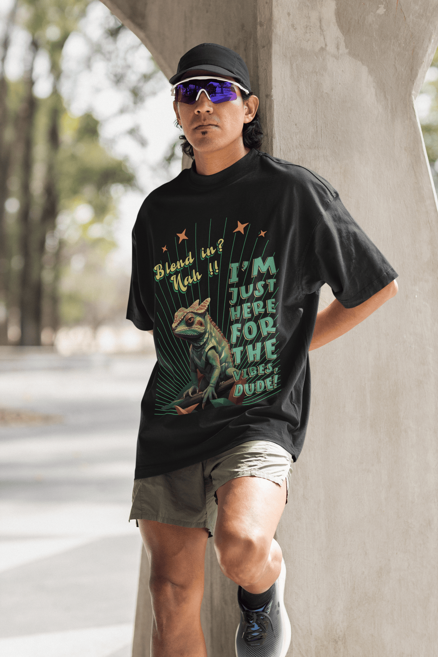 Blend In? Nah!! Oversized T-Shirt | The OddBall Wagon