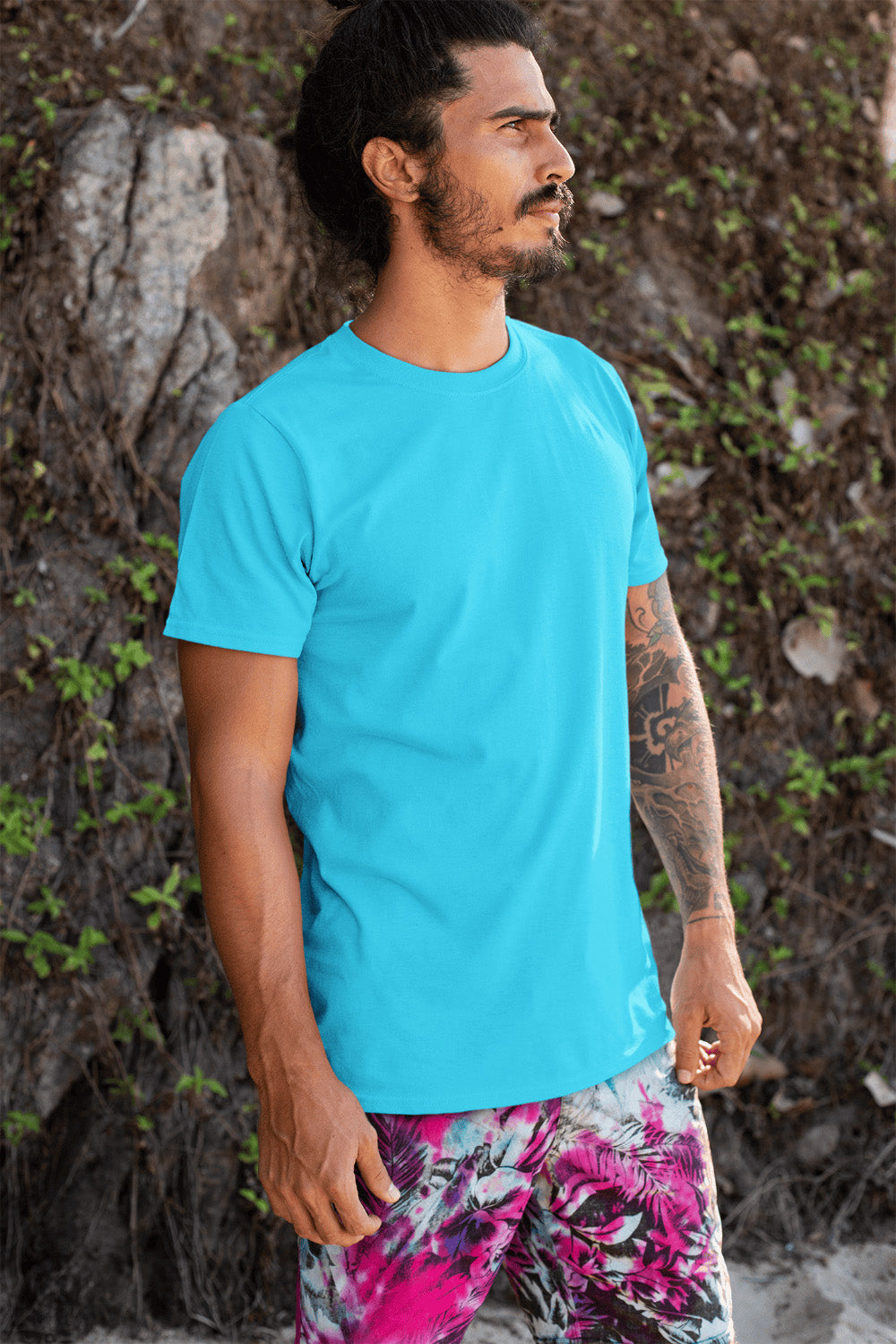 Men's Classic Fit T-Shirt - Sky Blue | The OddBall Wagon