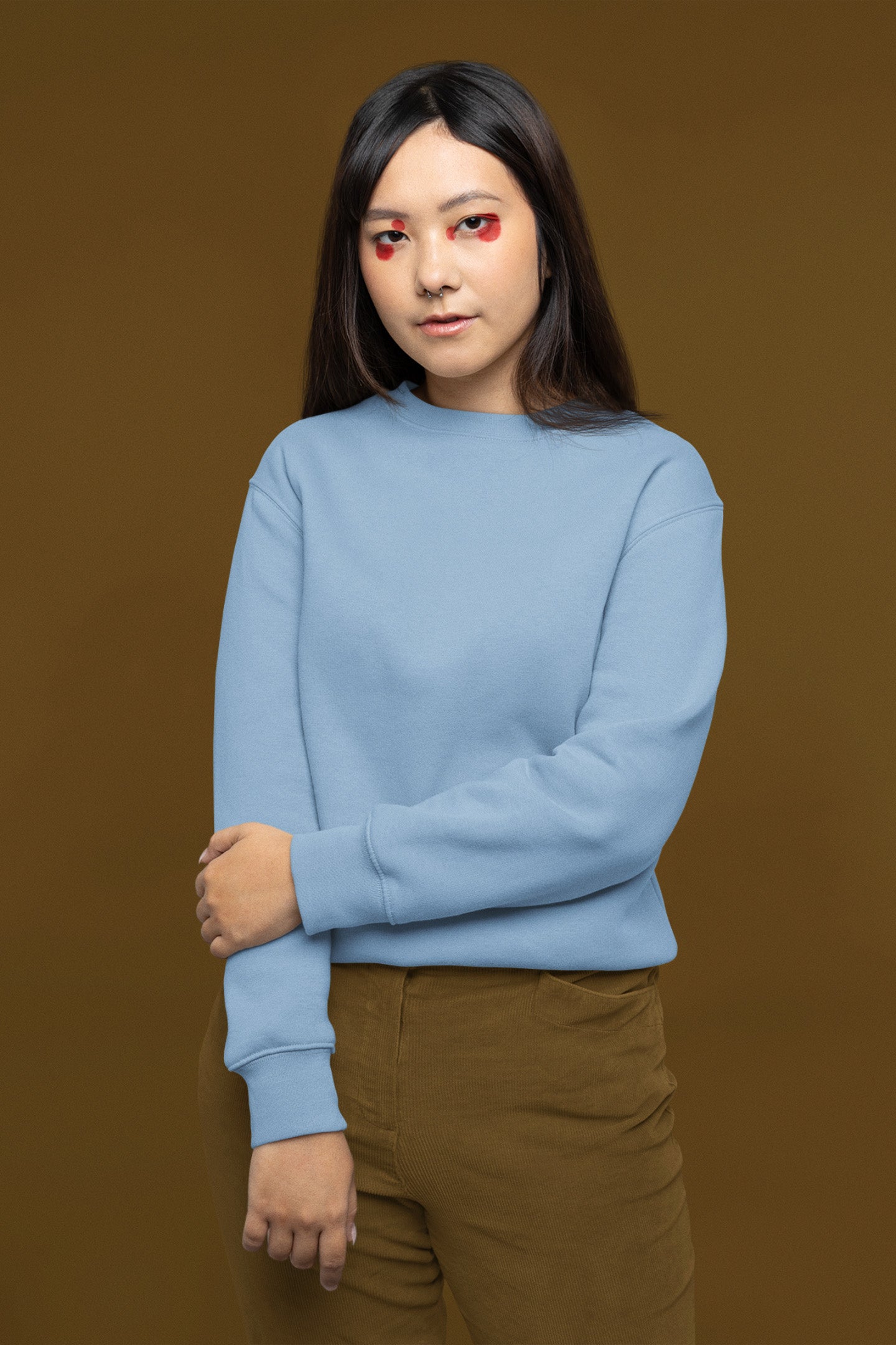 Women's Baby Blue Sweatshirt | The OddBall Wagon