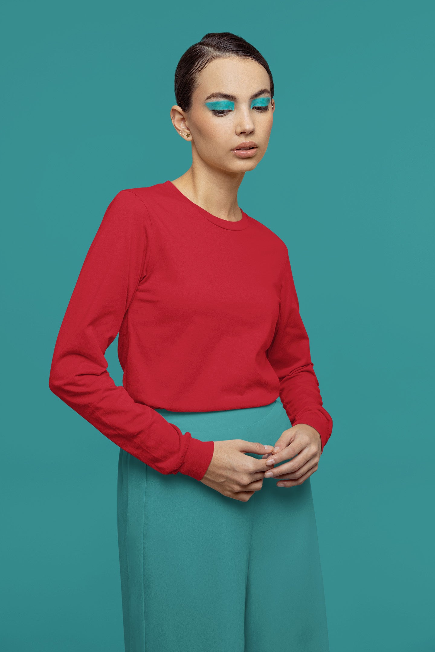 Women's Classic Red Long Sleeve | The OddBall Wagon