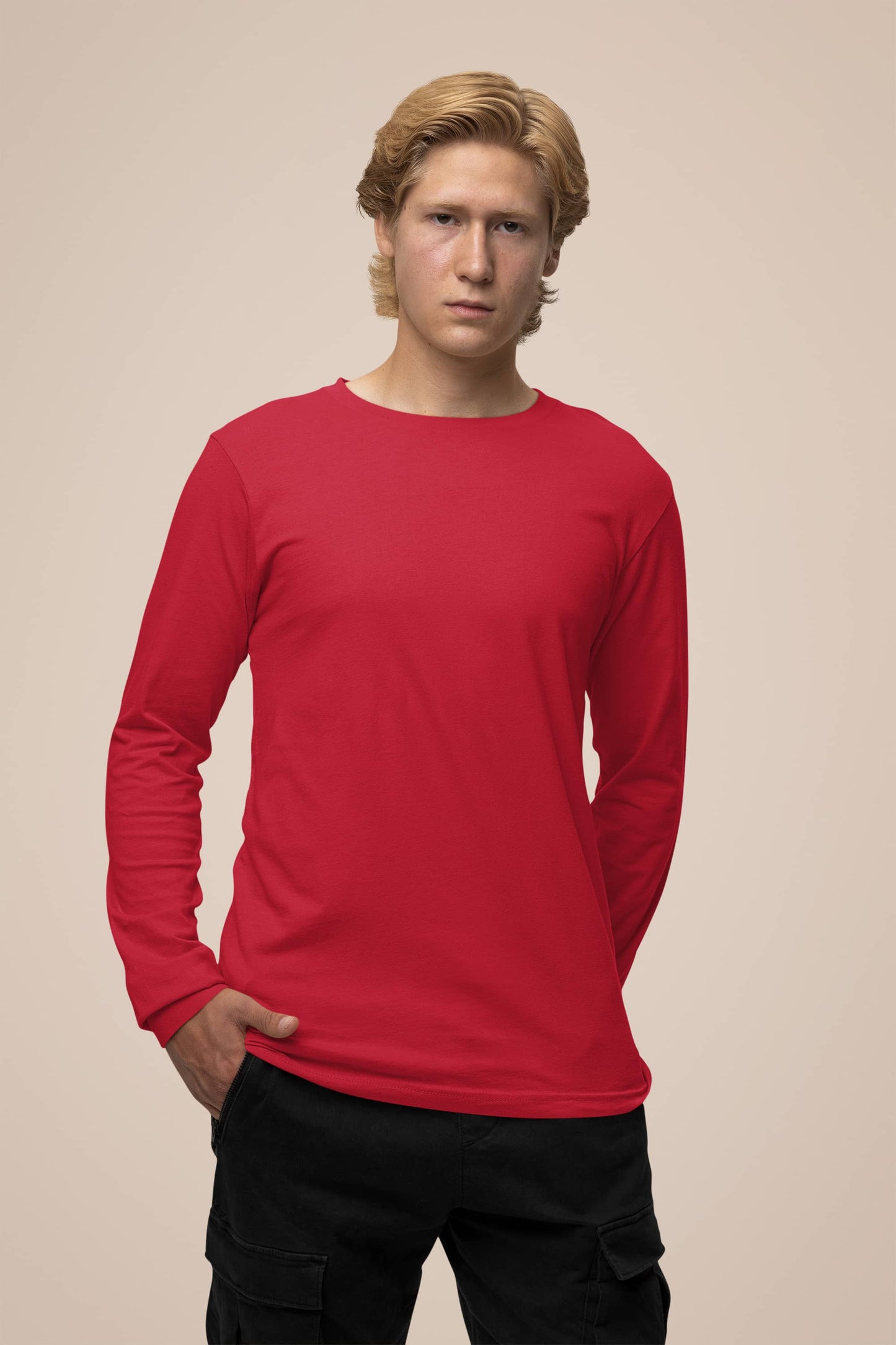 Men's Classic Red Full Sleeves | The OddBall Wagon