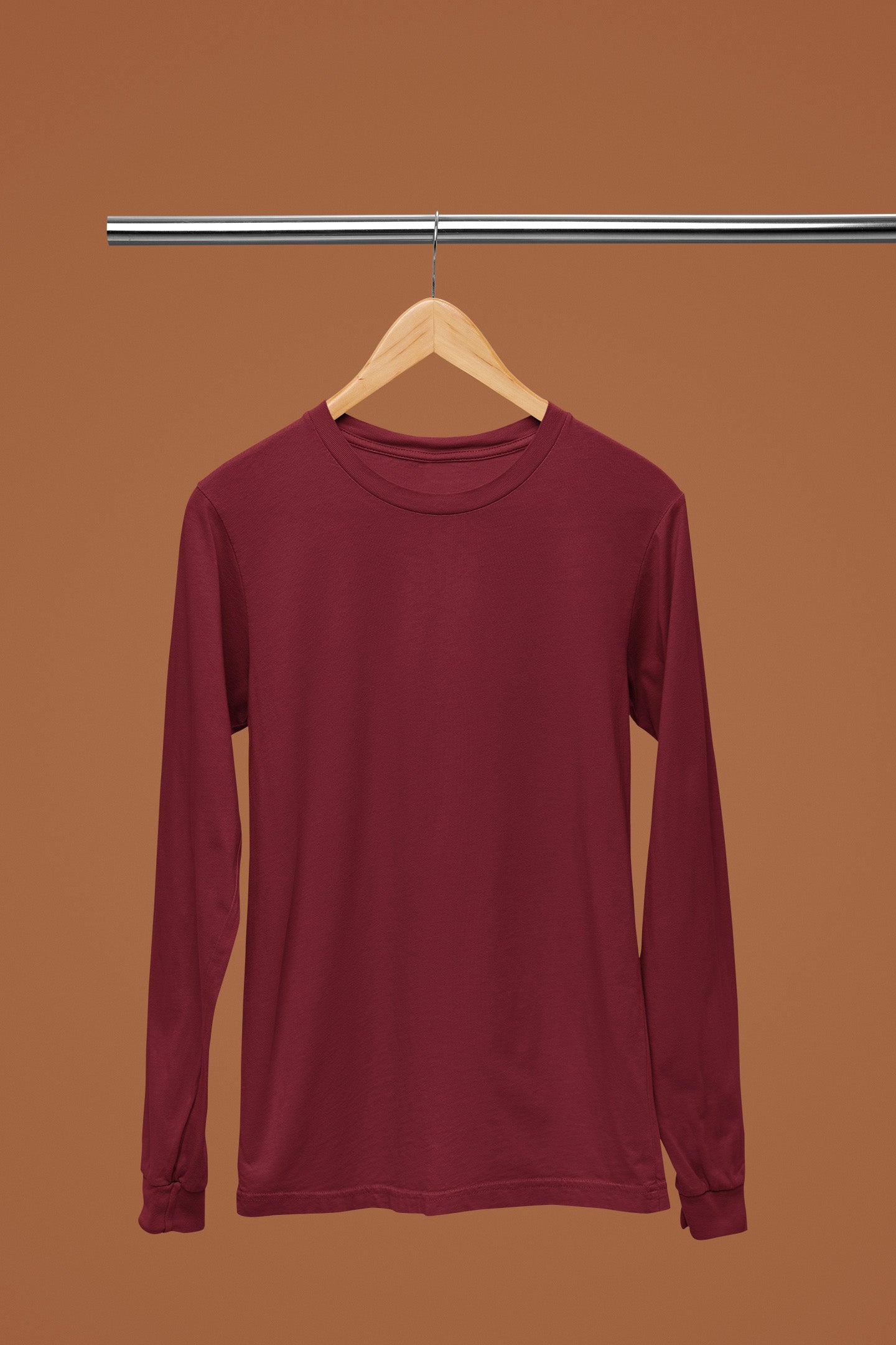 Women's Classic Maroon Long Sleeve | The OddBall Wagon