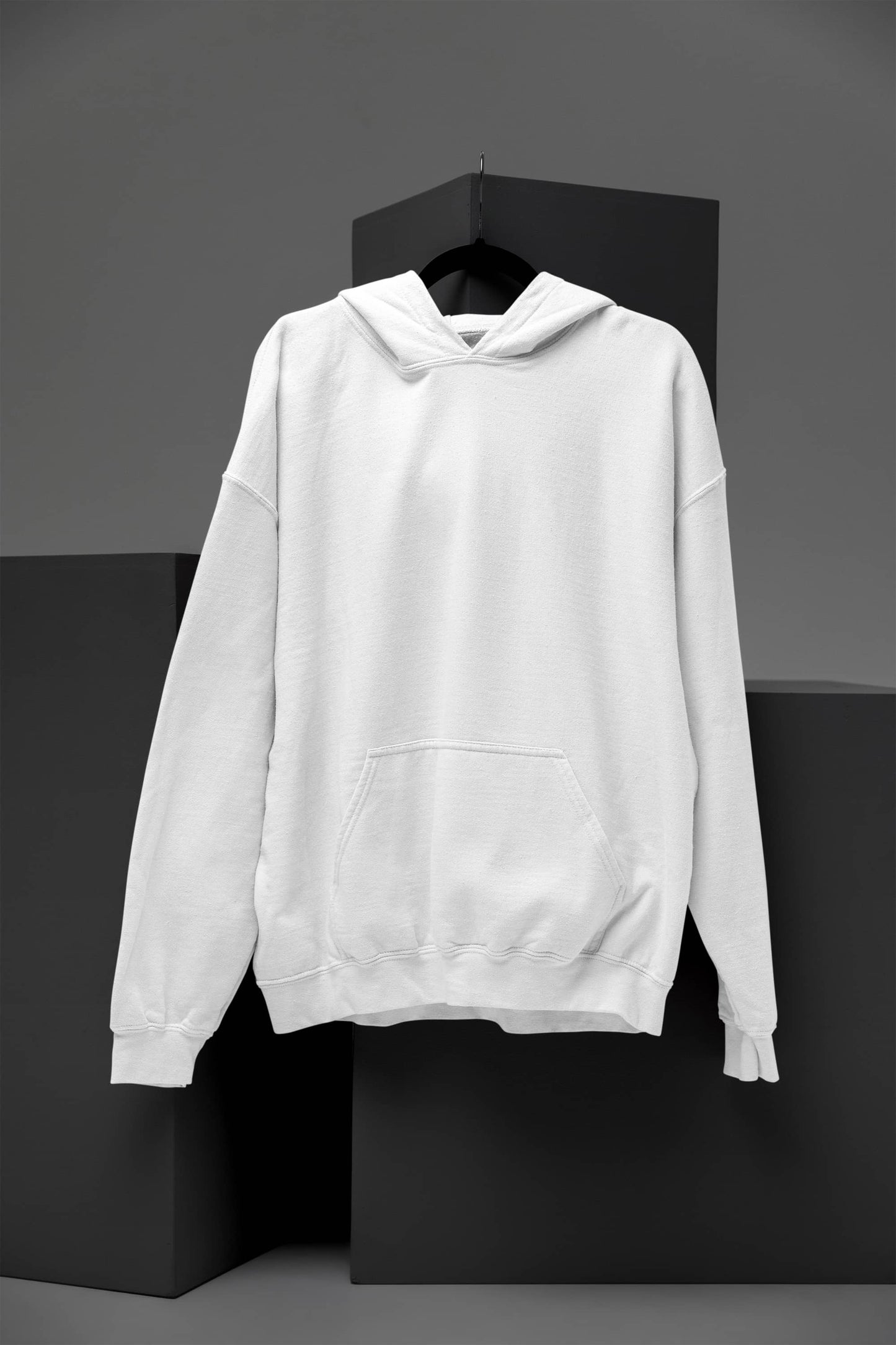 Men's Oversized White Hoodie | The OddBall Wagon