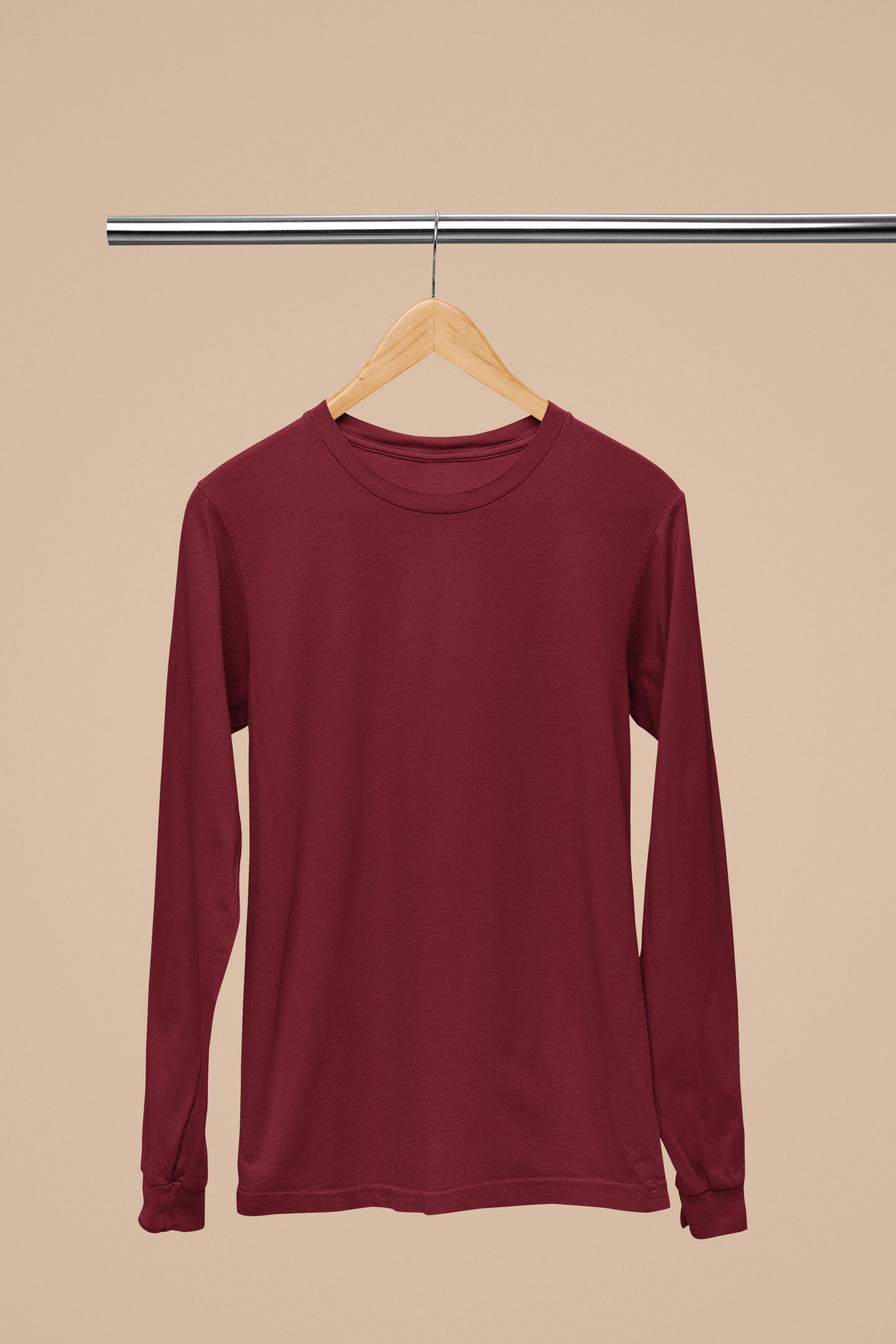 Men's Classic Maroon Full Sleeves | The OddBall Wagon