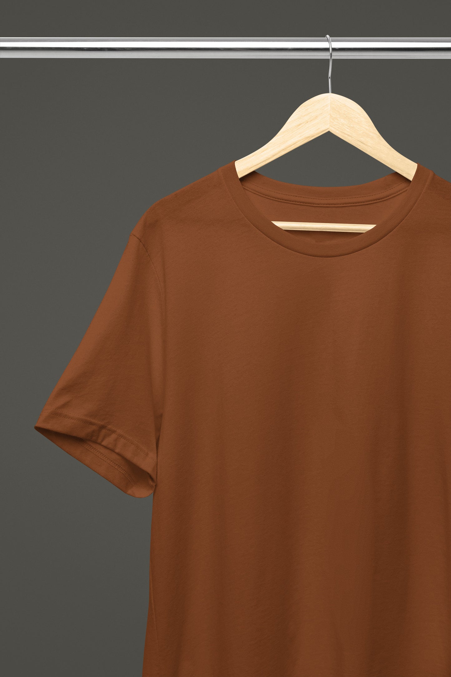 Men's Classic Fit T-Shirt - Coffee Brown | The OddBall Wagon