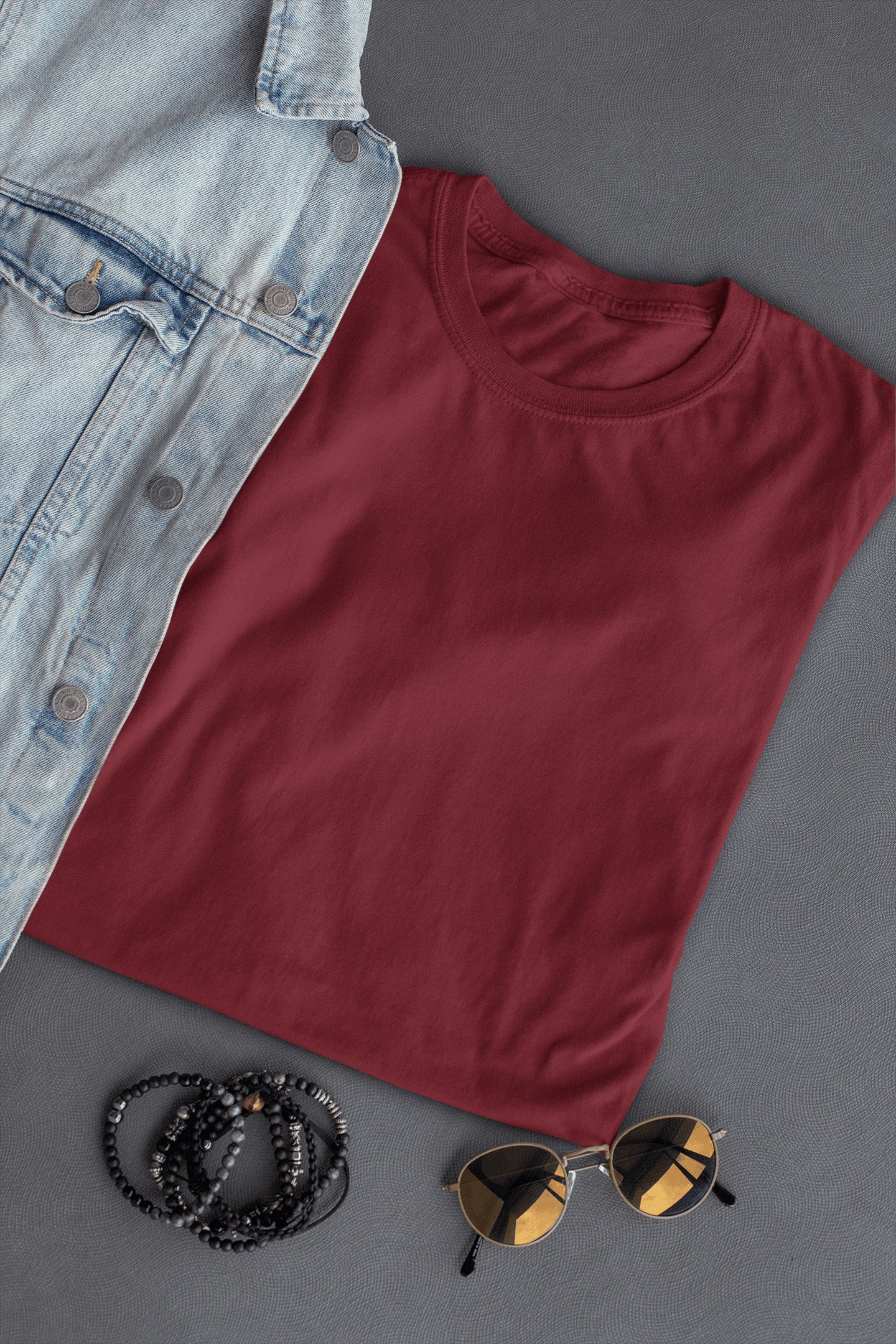 Women's Classic Fit T-Shirt - Maroon | The OddBall Wagon