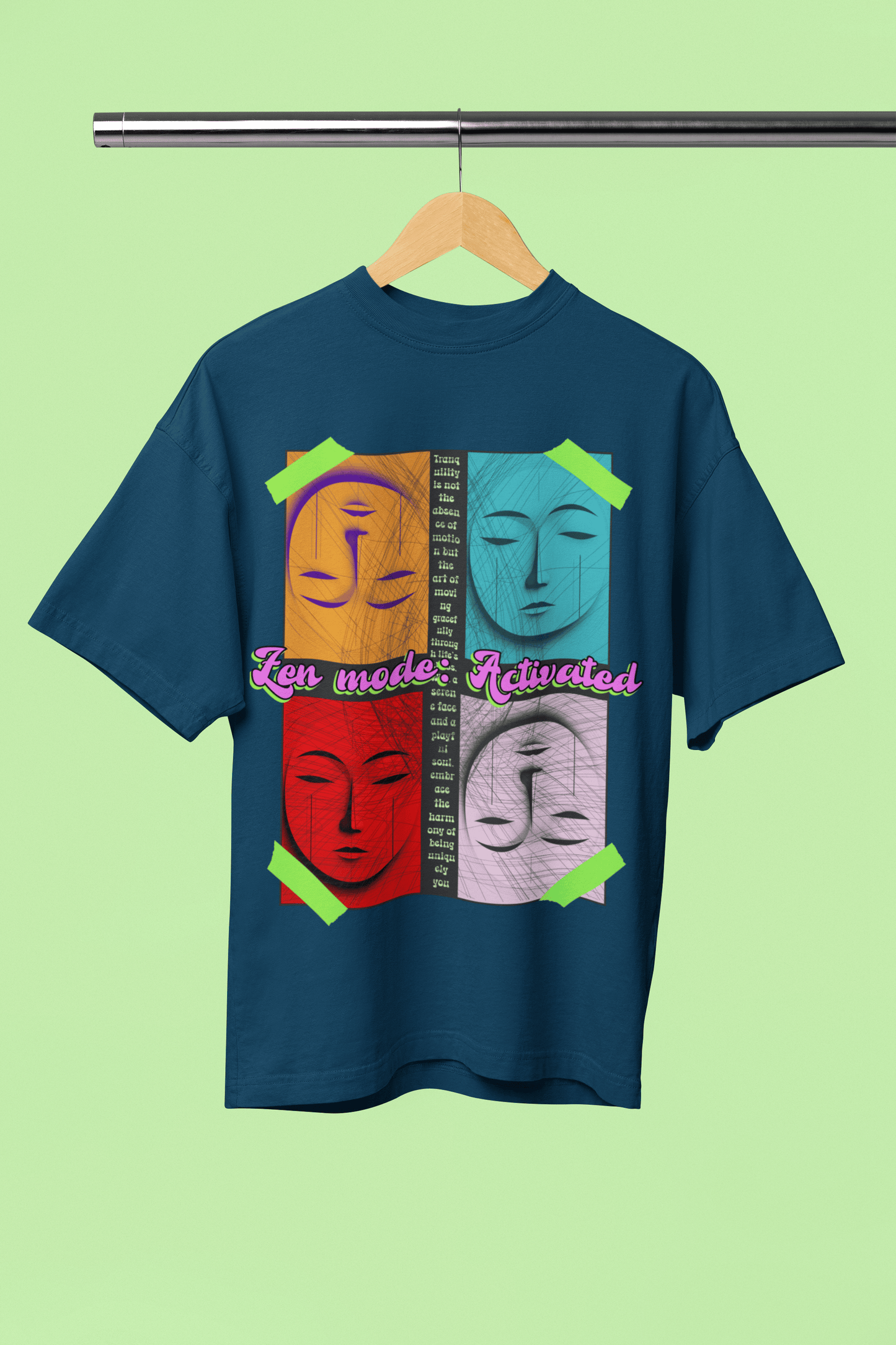 Zen Mode Oversized T-Shirt | The OddBall Wagon