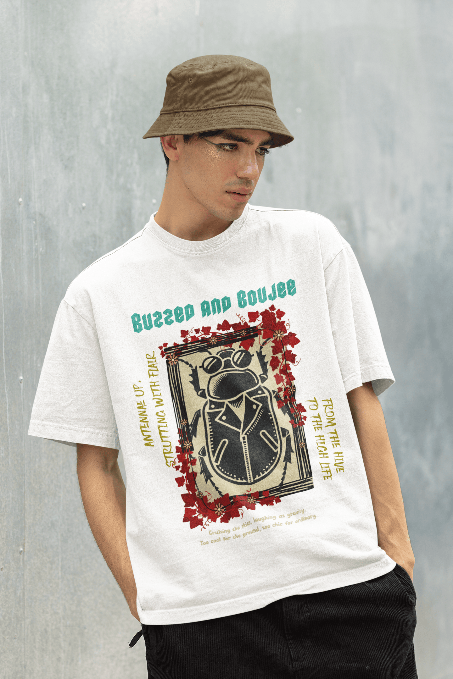 Buzzed and Boujee Oversized T-Shirt | The OddBall Wagon