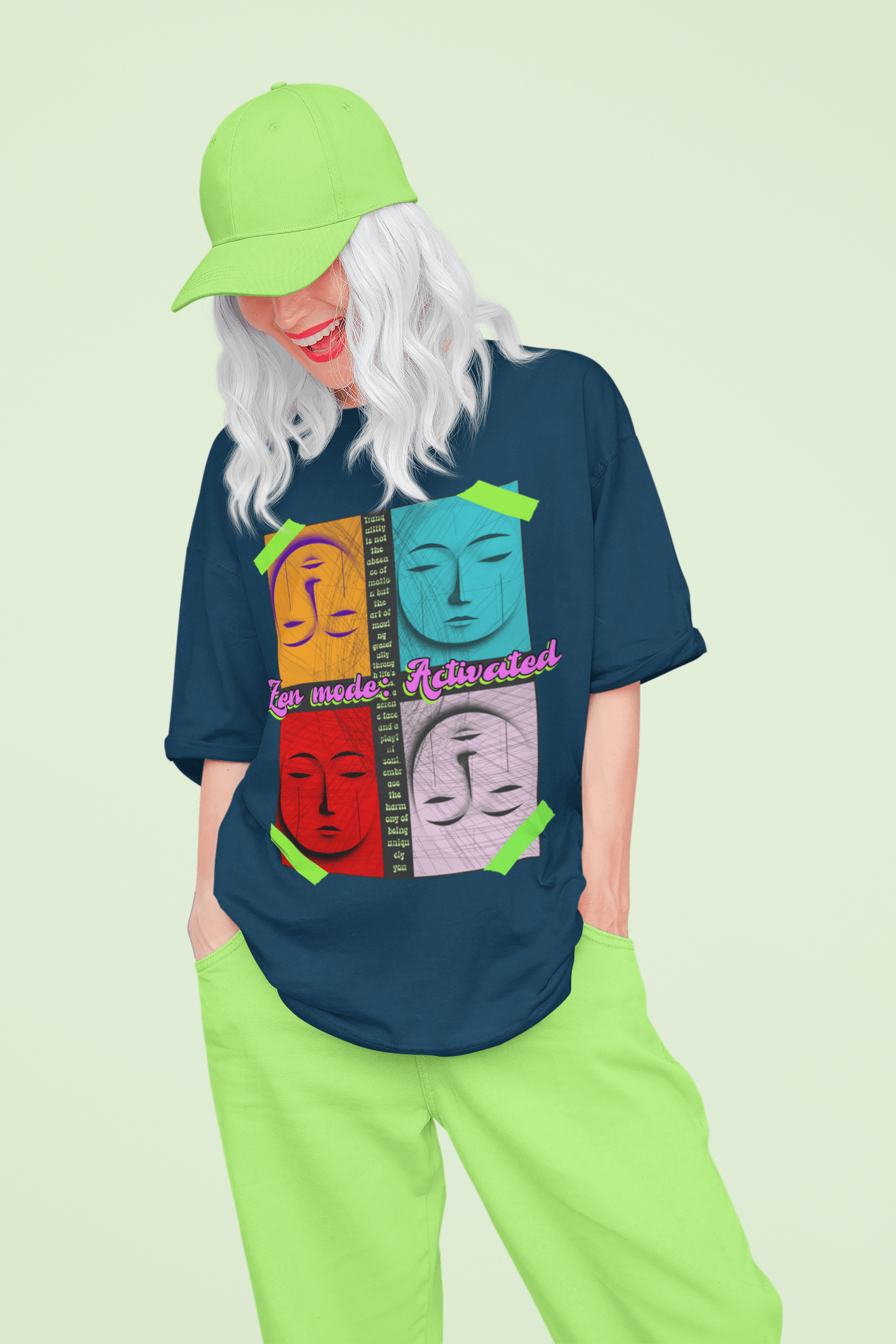 Zen Mode Oversized T-Shirt | The OddBall Wagon