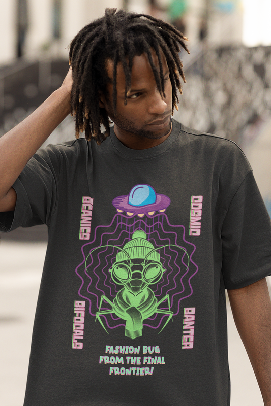 Cosmic Bug Oversized T-Shirt | The OddBall Wagon