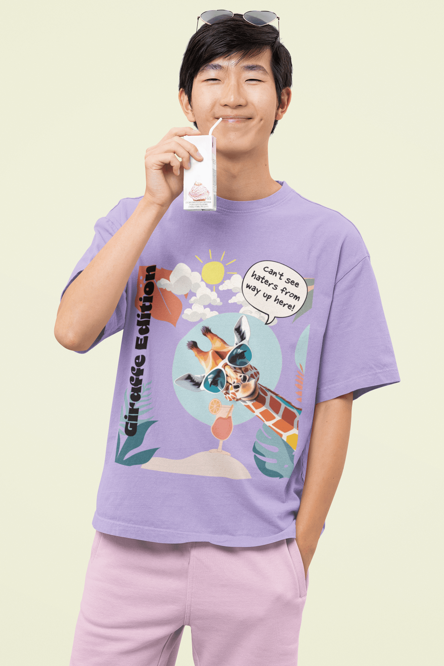 Giraffe Edition Oversized T-Shirt | The OddBall Wagon