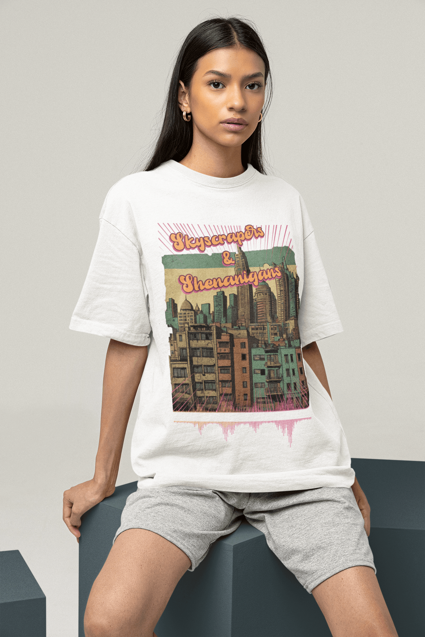 Urban Adventures Oversized T-Shirt | The OddBall Wagon